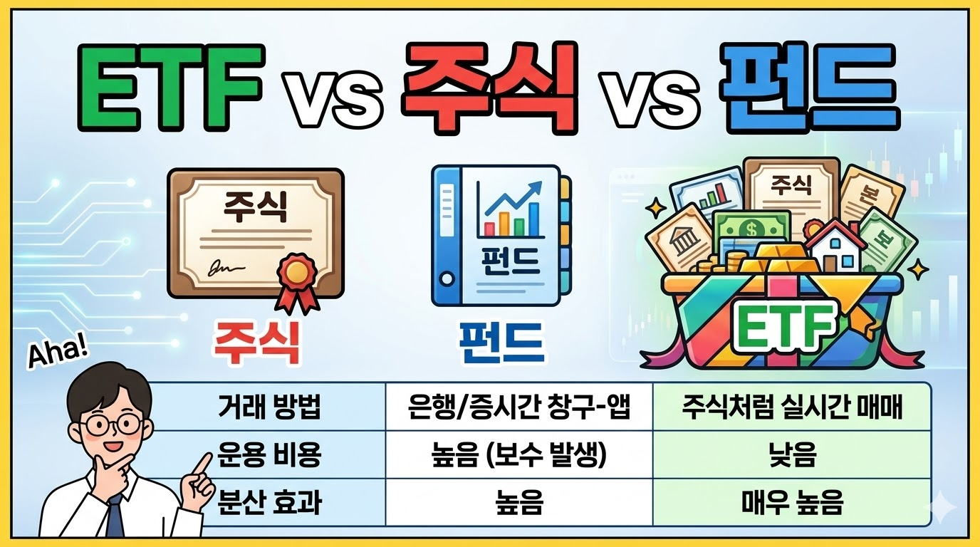 ETFvs주식vs펀드