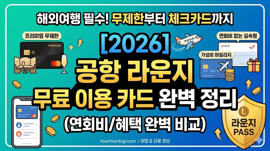 공항 라운지 카드