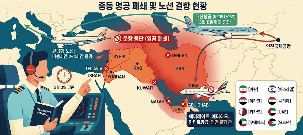 노선 결항 현황