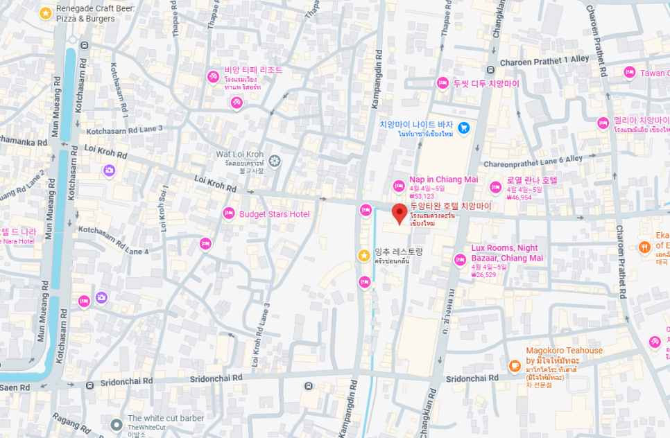 두앙타완호텔 구글맵